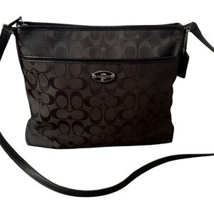 Coach Elegant Black Shoulder Bag or crossbody bag